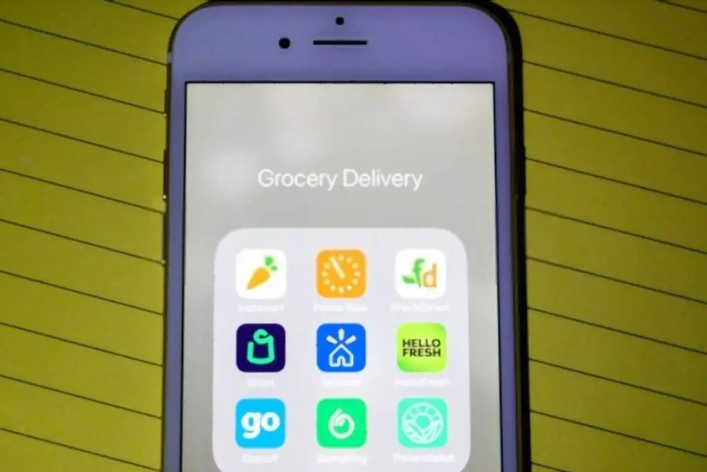 Grocery delivery apps