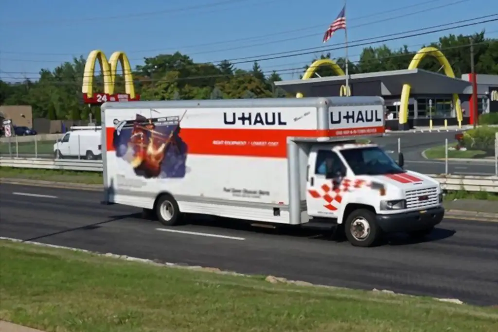 driving U-haul truck